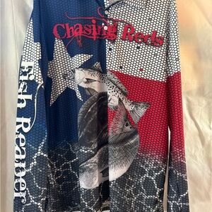 Chasing Reds Long Sleeve Fishing Shirt